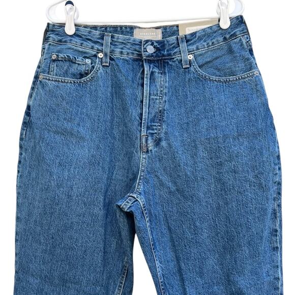 NEW Everlane 90's Cheeky Jean Medium Wash Straight Button Fly Cotton Women's 32 - Picture 2 of 7